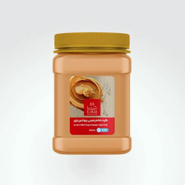 کره بادام زمینی پروتئین وی